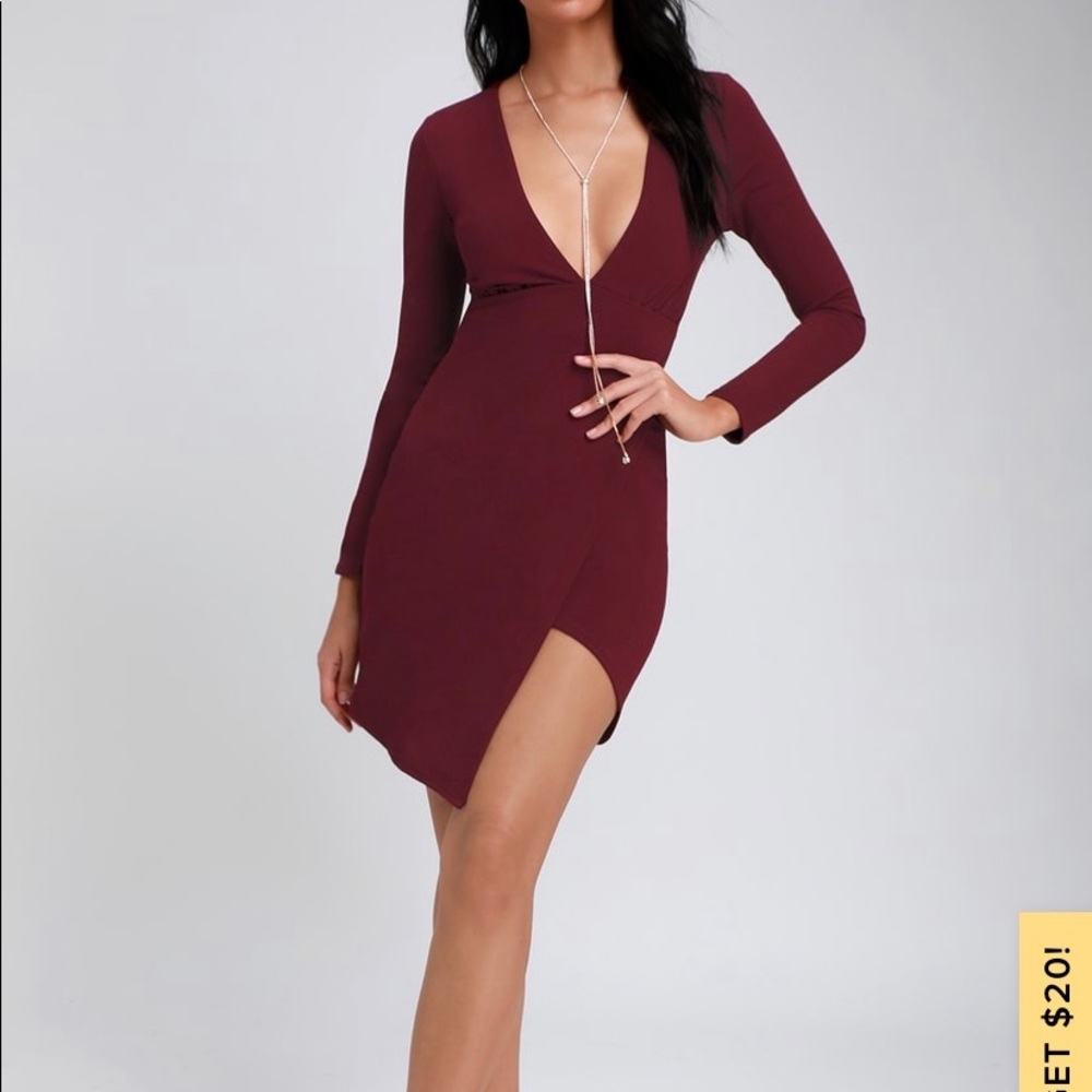 Lulus Burgundy Dress